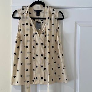 Marc Jacobs sleeveless silk blouse